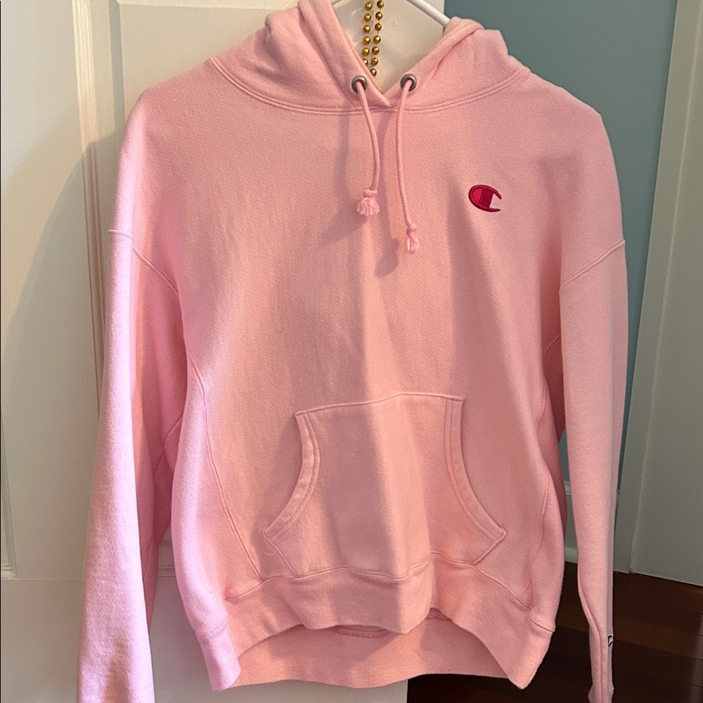 Champion Women's Light Pink Hoodie